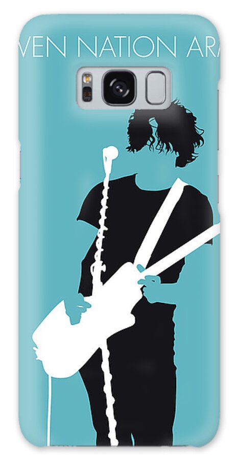 The Galaxy Case featuring the digital art No295 MY The White Stripes Minimal Music poster by Chungkong Art