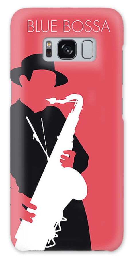 Dexter Galaxy Case featuring the digital art No302 MY Dexter Gordon Minimal Music poster by Chungkong Art