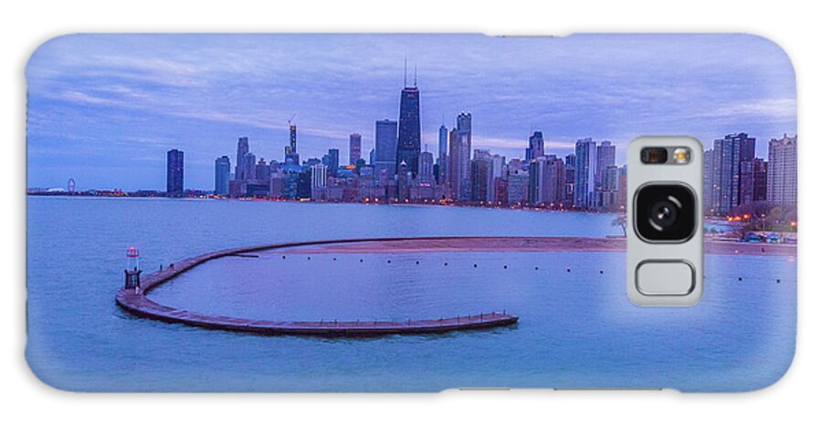 Chicago Galaxy Case featuring the photograph North Avenue Beach Chicago, IL by Bobby K