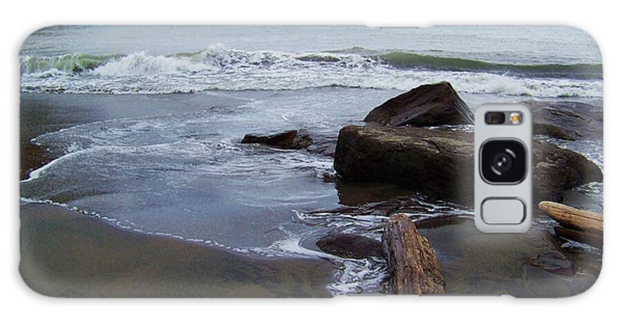 Beach Galaxy Case featuring the photograph North Head Lighthouse Beach by Julie Rauscher