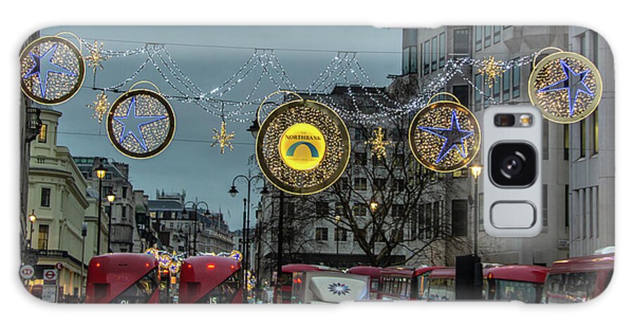 North Bank Galaxy Case featuring the photograph Northbank New Year's Eve by Douglas Wielfaert