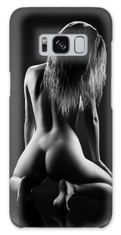 Woman Galaxy Case featuring the photograph Nude woman bodyscape 32 by Johan Swanepoel