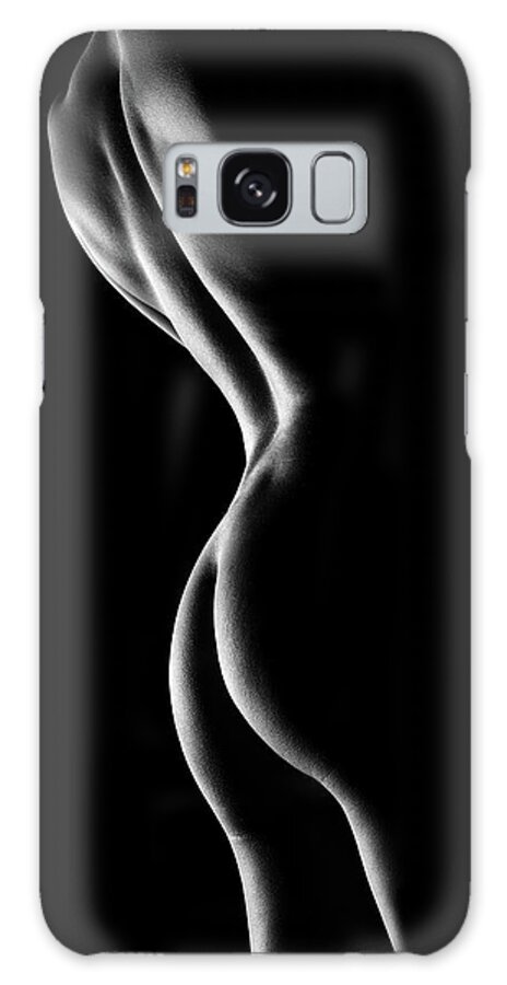 Woman Galaxy Case featuring the photograph Nude woman bodyscape 6 by Johan Swanepoel