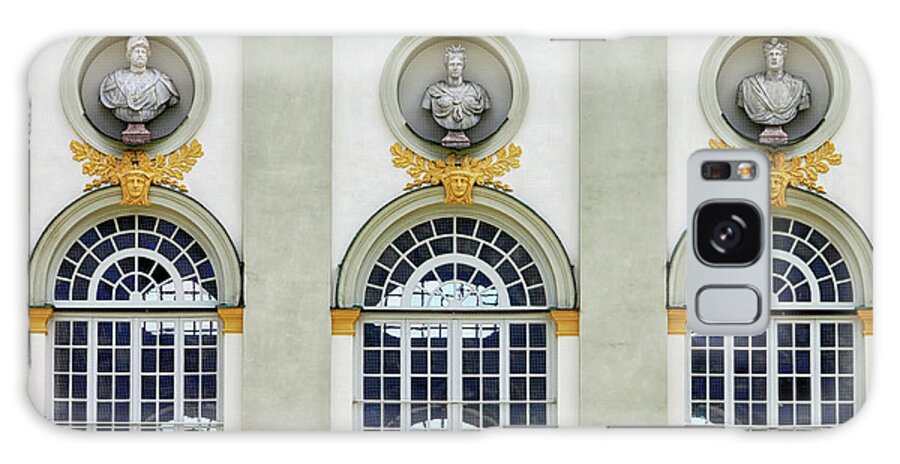 Munich Galaxy Case featuring the photograph Nymphenburg Palace Windows by Lauri Novak