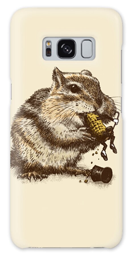 Chipmunk Galaxy Case featuring the drawing Occupational Hazard by Eric Fan