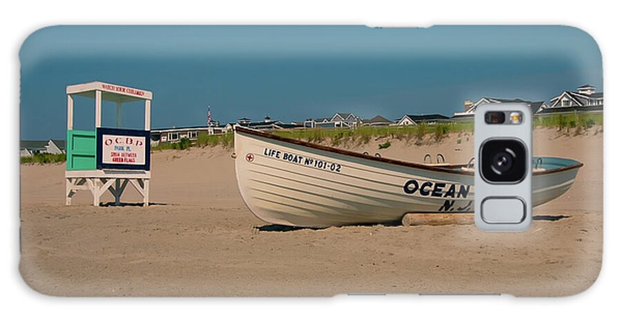 Ocean City Galaxy Case featuring the photograph Ocean City Park Place Beach by Kristia Adams