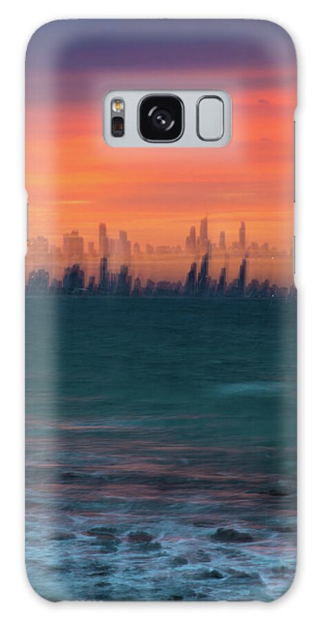 Abstract Photography Galaxy Case featuring the photograph Ocean Motion by Az Jackson