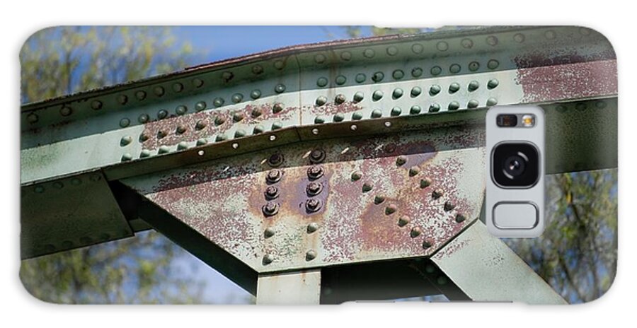 Industrial Galaxy Case featuring the photograph Of Rivets and Steel by T Lynn Dodsworth