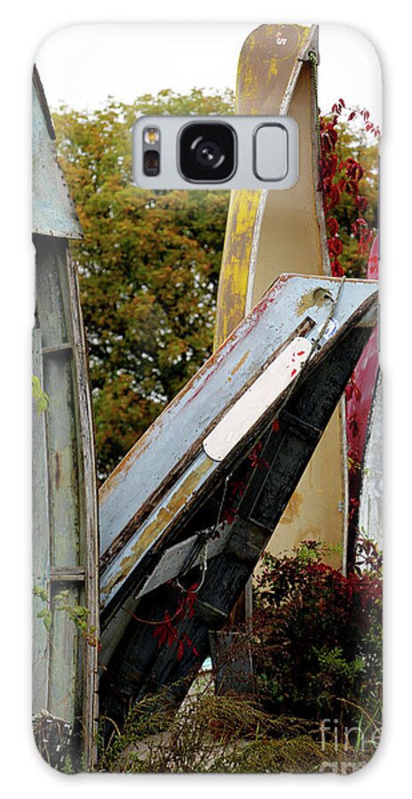 Old Boats Galaxy Case featuring the photograph Old Boats by Terri Brewster