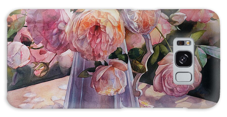 Old Fashioned Roses Galaxy Case featuring the painting Old Fashioned Roses by Svetlana Orinko