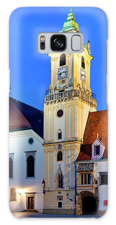 Bratislava Galaxy Case featuring the photograph Old town hall by Fabrizio Troiani