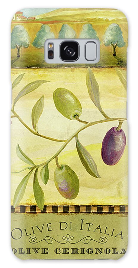 Olive Galaxy Case featuring the mixed media Olive Grove Puglia by Art Licensing Studio