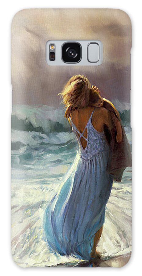 Ocean Galaxy Case featuring the painting On Watch by Steve Henderson