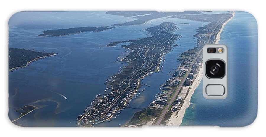 Gulf Shores Galaxy Case featuring the photograph Ono Island-5326 by Gulf Coast Aerials -