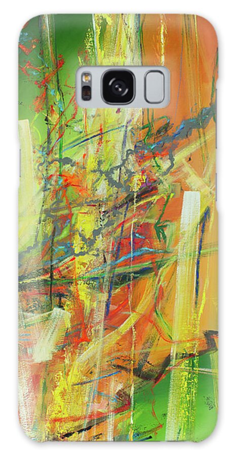 Derek Kaplan Galaxy Case featuring the painting Opt.19.18 'Playground' by Derek Kaplan