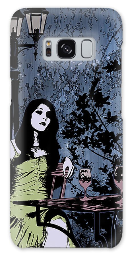 Jason Casteel Galaxy Case featuring the digital art Out At Night by Jason Casteel