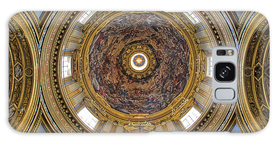 Painting In Dome Over Head Galaxy Case featuring the photograph Over My Head by Giuseppe Torre
