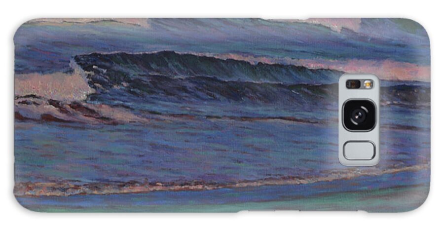 Pacific Beach Galaxy Case featuring the painting Pacific Beach by Beth Riso