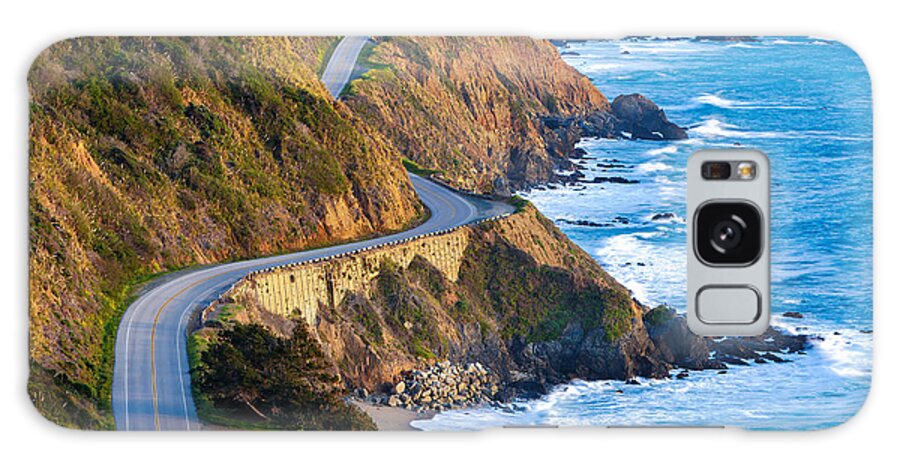 Pacific Coast Galaxy Case featuring the photograph Pacific Coast Highway Highway 1 by Doug Meek