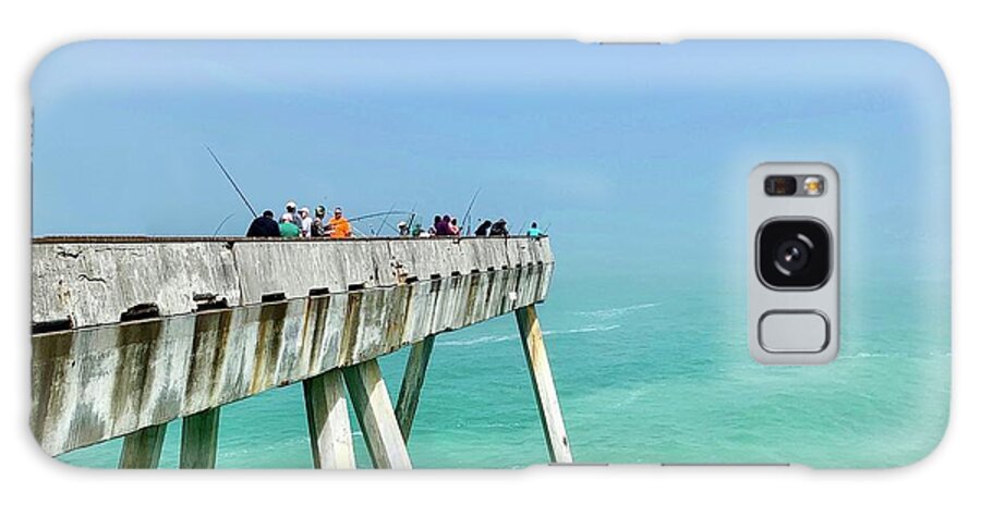 Pier Galaxy Case featuring the photograph Pacifica Pier 2 by Julie Gebhardt
