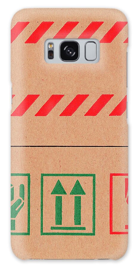 Box Galaxy Case featuring the drawing Packaging Box Symbols by CSA Images