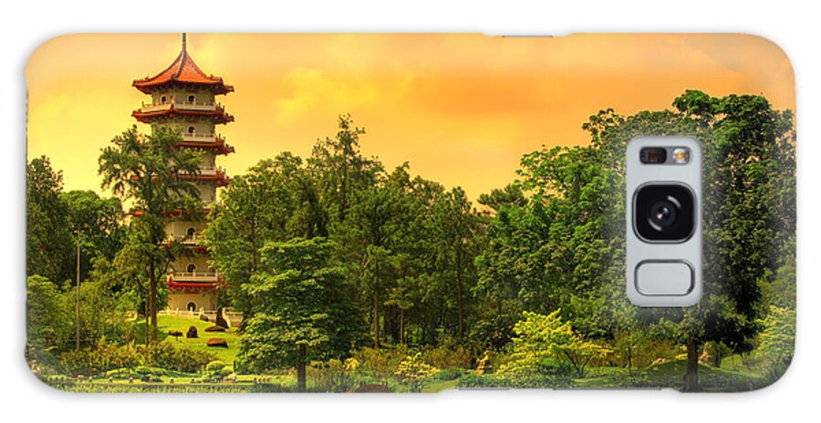 Religious Galaxy Case featuring the photograph Pagoda Of The Chinese Gardens by Ben Heys