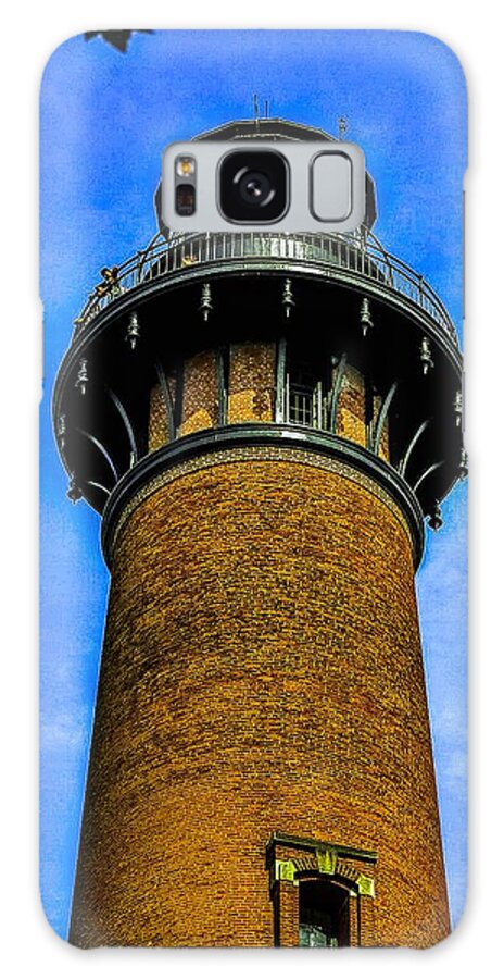 Currituck Beach Lighthouse Galaxy Case featuring the photograph Painterly Currituck Beach LIghthouse by Jeremy Guerin