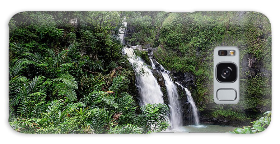 Hawaii Galaxy Case featuring the photograph Paradise Falls by G Lamar Yancy