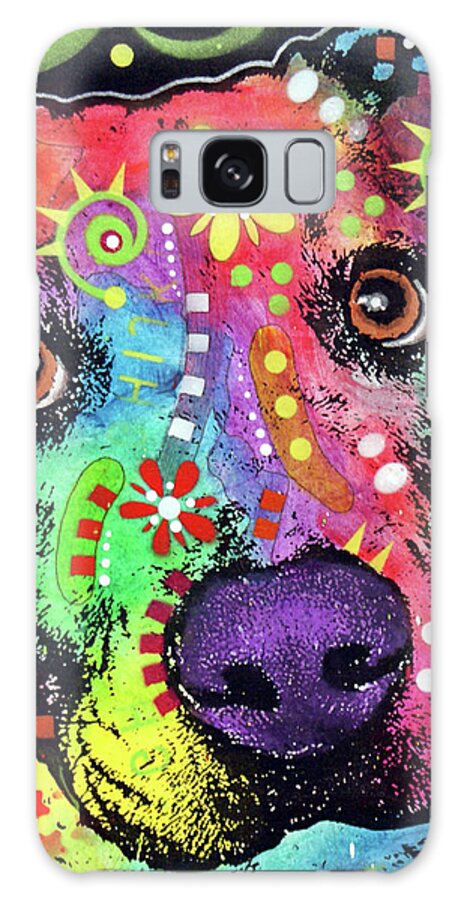 Passion Pit Galaxy Case featuring the mixed media Passion Pit by Dean Russo