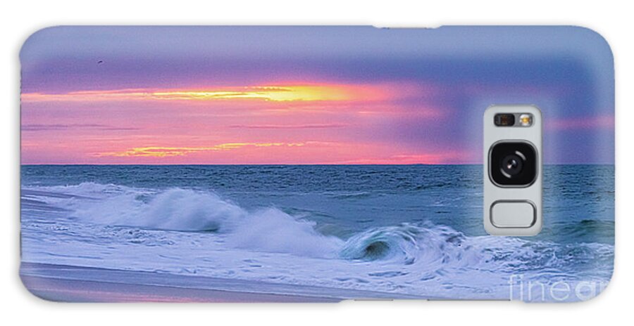 Wave Galaxy Case featuring the photograph Pastel Morning Wave by Sean Mills