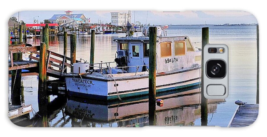 Boat Galaxy Case featuring the photograph Pawcatuck by Don Margulis