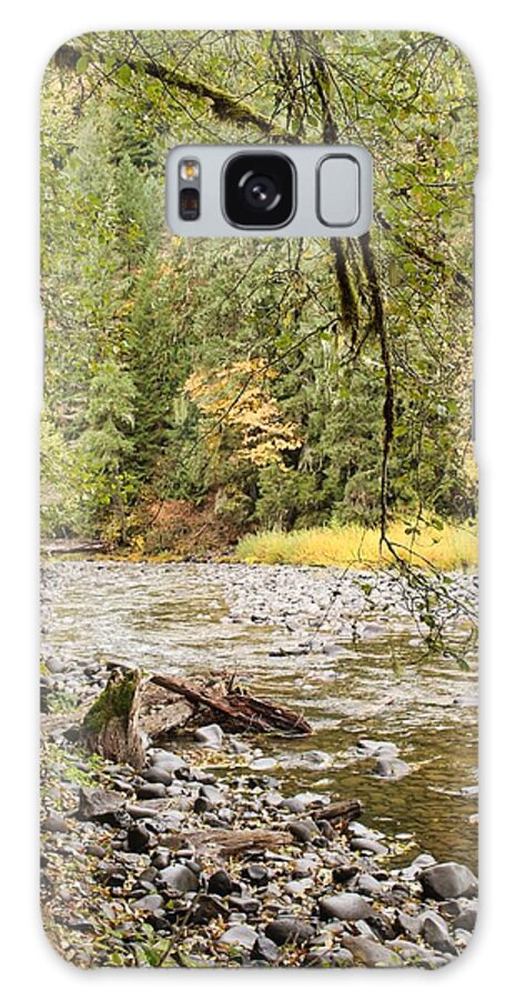 Molalla Galaxy S8 Case featuring the photograph Peaceful Molalla River by Brian Eberly