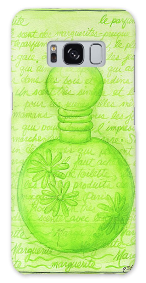 Perfume Marguerite Galaxy Case featuring the painting Perfume Marguerite by Andrea Strongwater