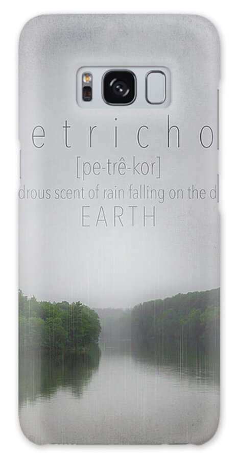 Petrichor Galaxy Case featuring the mixed media Petrichor Definition by Kimberly Glover
