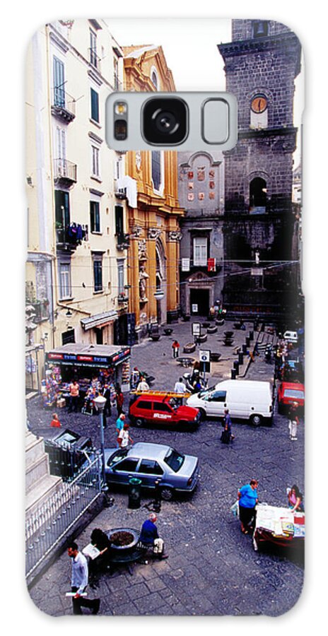 Pedestrian Galaxy Case featuring the photograph Piazza San Gaetano, Naples, Italy by Lonely Planet