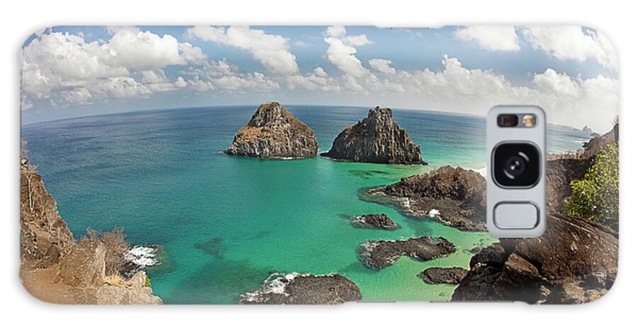 Pernambuco State Galaxy Case featuring the photograph Pigs Bay In Fernando De Noronha by © Jackson Carvalho