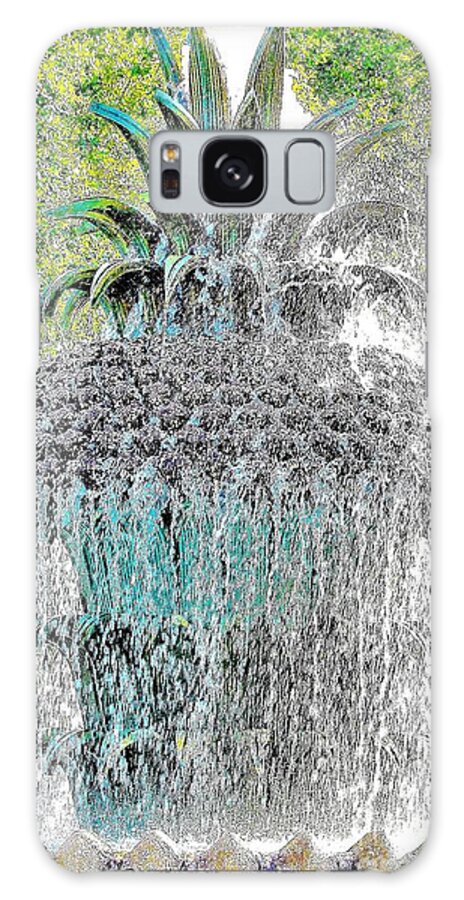 Pineapple Galaxy Case featuring the photograph Pineapple Fountain by Merle Grenz