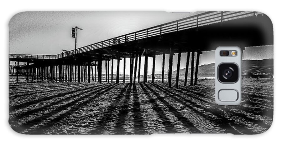 Pismo Beach Galaxy Case featuring the photograph Pismo Beach Pier by Mike Long