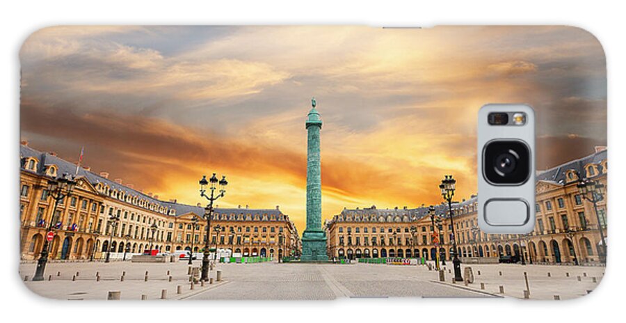 Place Vendome Galaxy Case featuring the photograph Place Vendome, Paris by Stella Levi