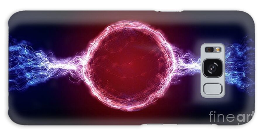 Abstract Galaxy Case featuring the photograph Plasma Flowing From Ball by Eduard Muzhevskyi / Science Photo Library