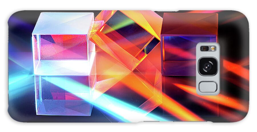 Cube Galaxy Case featuring the photograph Playing with Light by Luis Vasconcelos