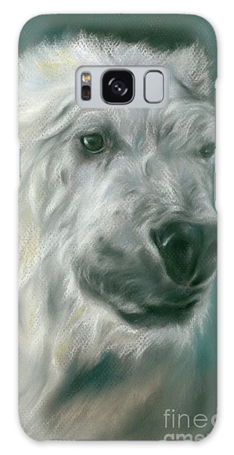 Animal Galaxy Case featuring the painting Polar Bear Portrait by MM Anderson