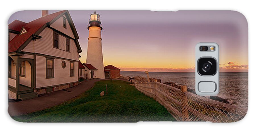 Tranquility Galaxy Case featuring the photograph Portland Head Light by Www.cfwphotography.com