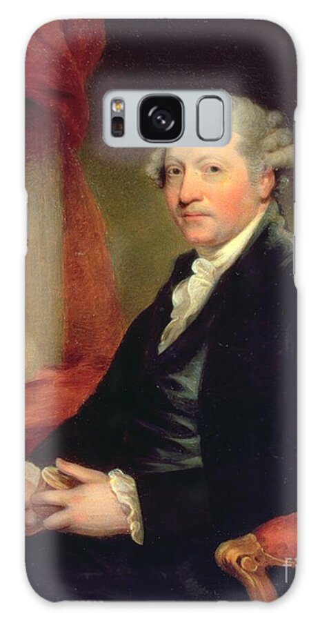 Artist Galaxy Case featuring the painting Portrait Of Joshua Reynolds, 18th Century by Charles Bestland