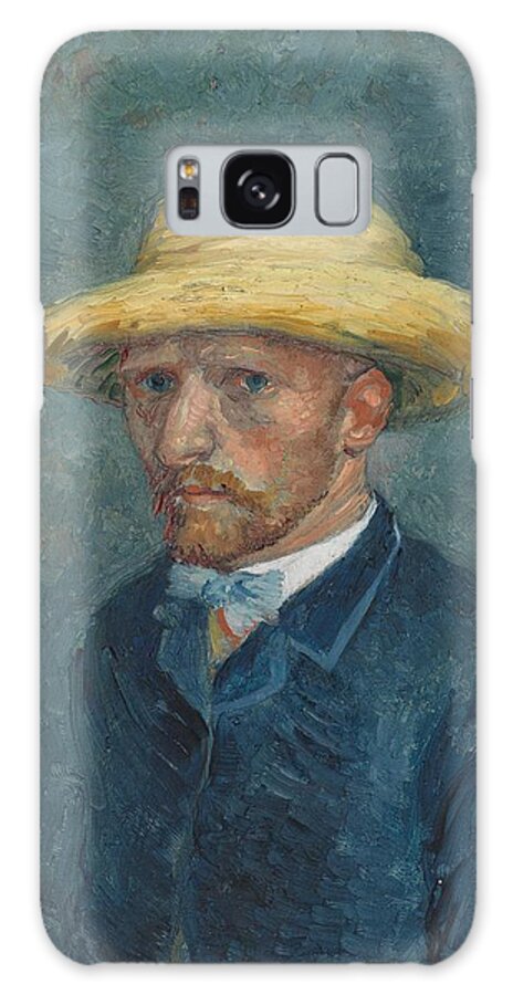 Oil On Cardboard Galaxy Case featuring the painting Portrait of Theo van Gogh. by Vincent van Gogh -1853-1890-