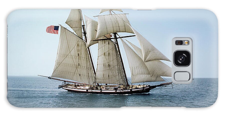Tranquility Galaxy Case featuring the photograph Pride Of Baltimore Sailing On The by Greg Pease