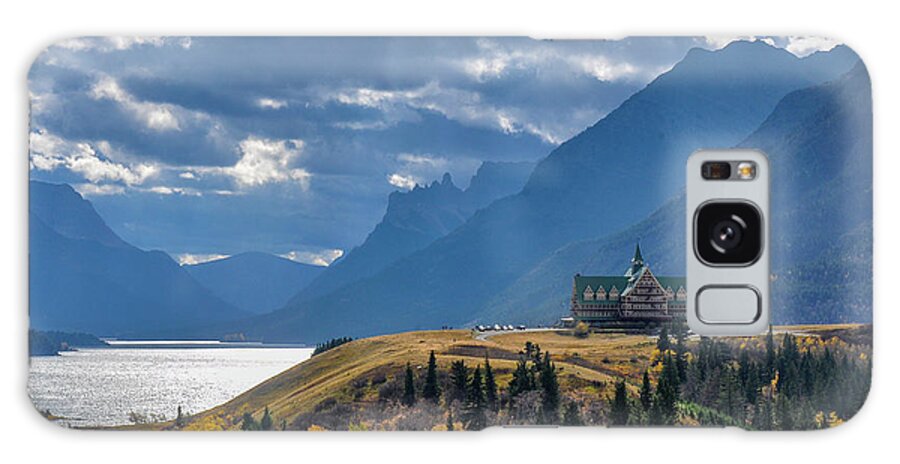 Waterton National Park Galaxy S8 Case featuring the photograph Prince of Wales Hotel in the International Peace Park by Tim Kathka