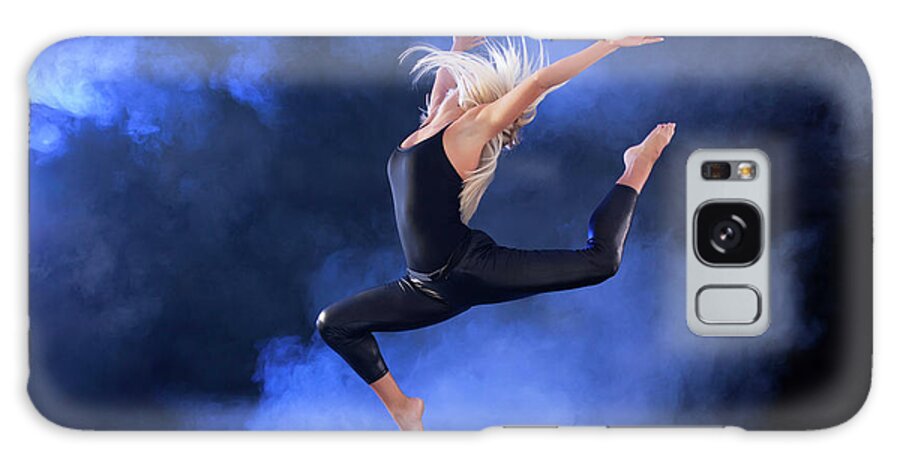 Expertise Galaxy Case featuring the photograph Professional Ballerina Jumping Through by Skynesher
