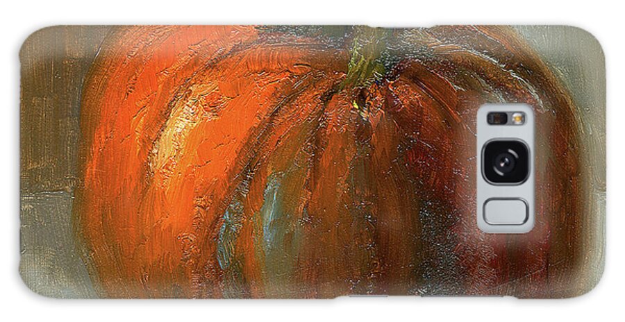 Pumpkin Galaxy Case featuring the painting Pumpkin by Hall Groat Ii