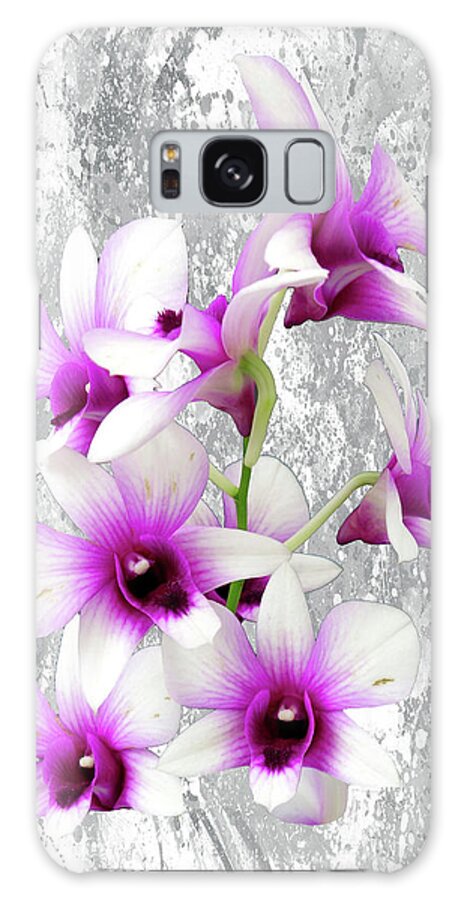 Purple Is My Color Galaxy Case featuring the mixed media Purple Is My Color by Ata Alishahi